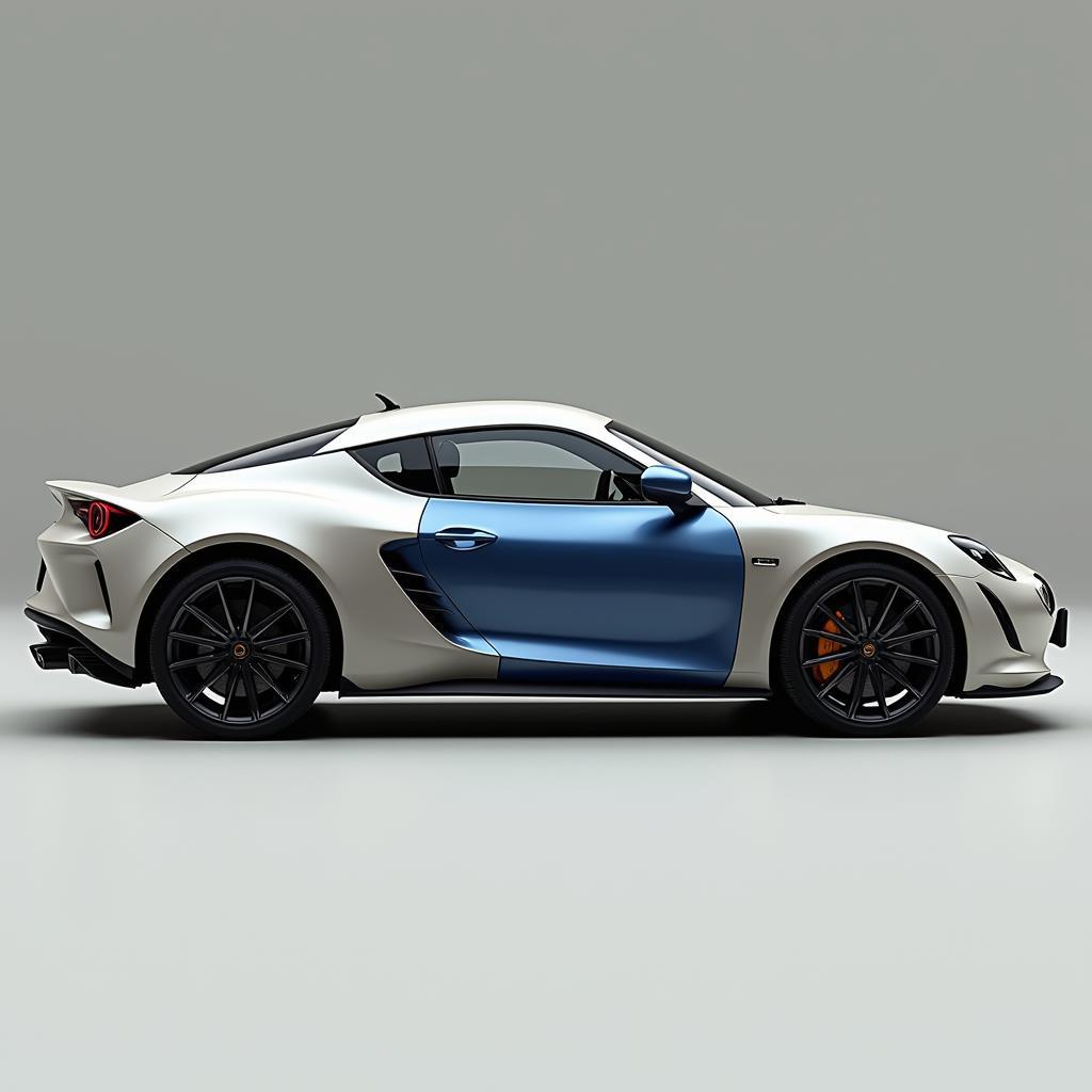 Die Alpine A110 GT im Profil