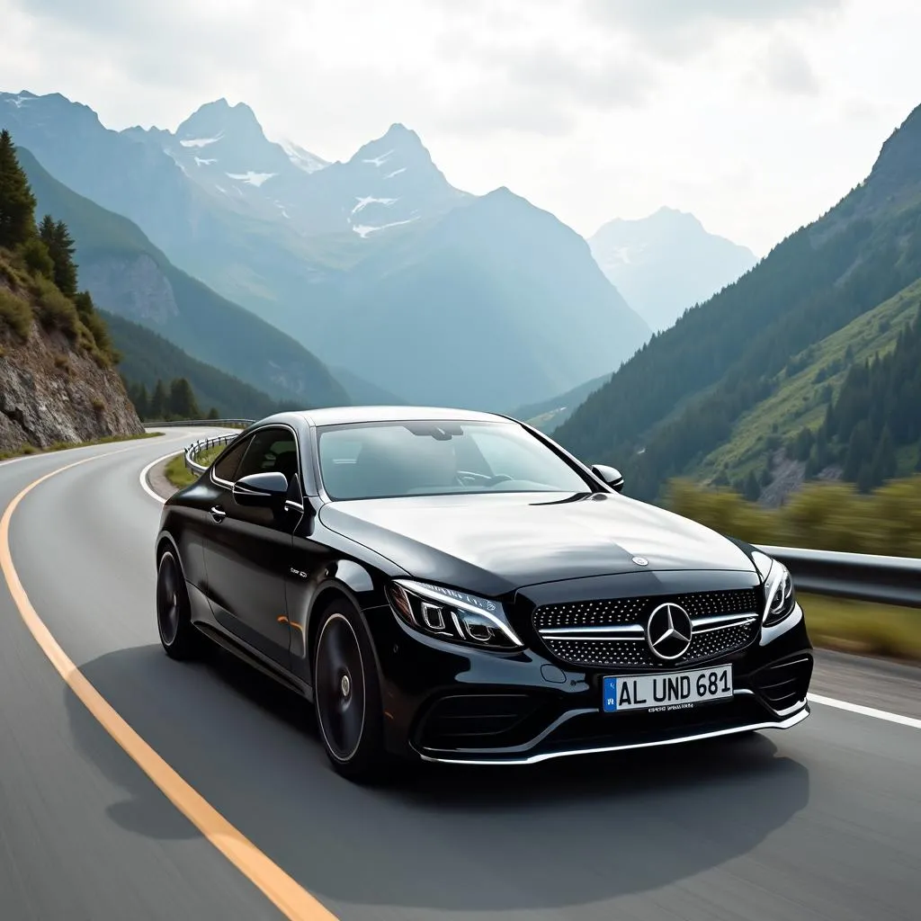 AMG C43 Coupé Fahren