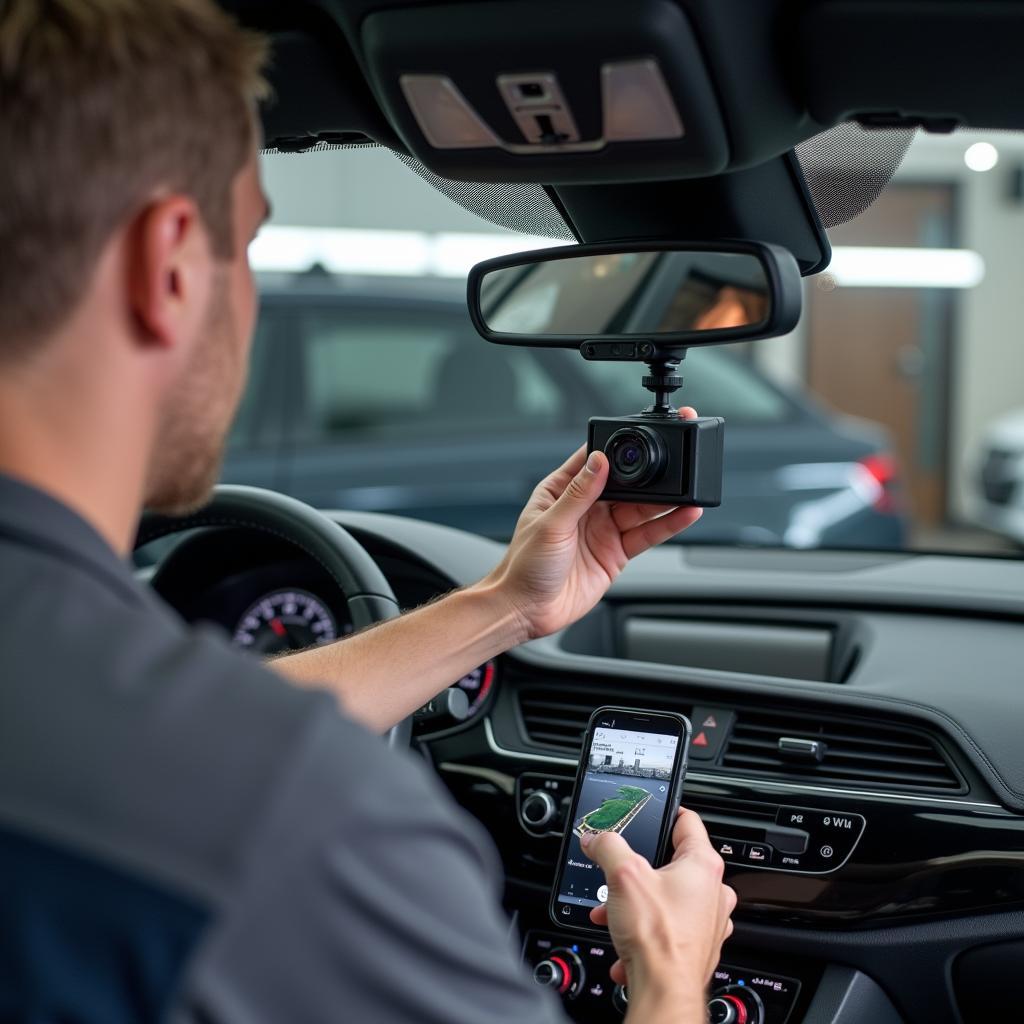 Einbau einer Rückfahrkamera in einen Audi A6