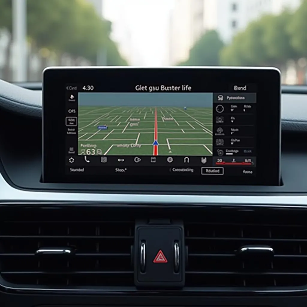 Audi Q5 2024 Infotainment System: Touchscreen mit Navigation und Smartphone-Integration