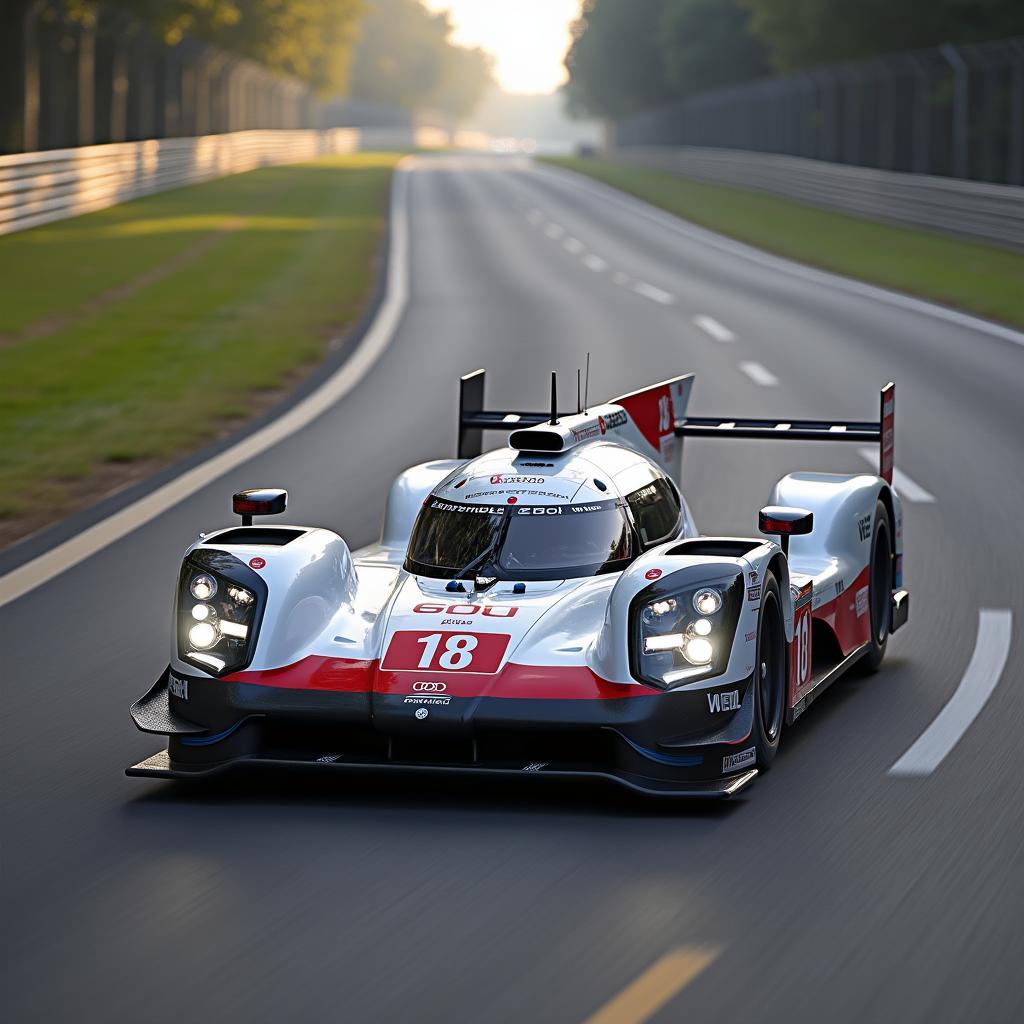 Audi R18 e-tron quattro at Le Mans