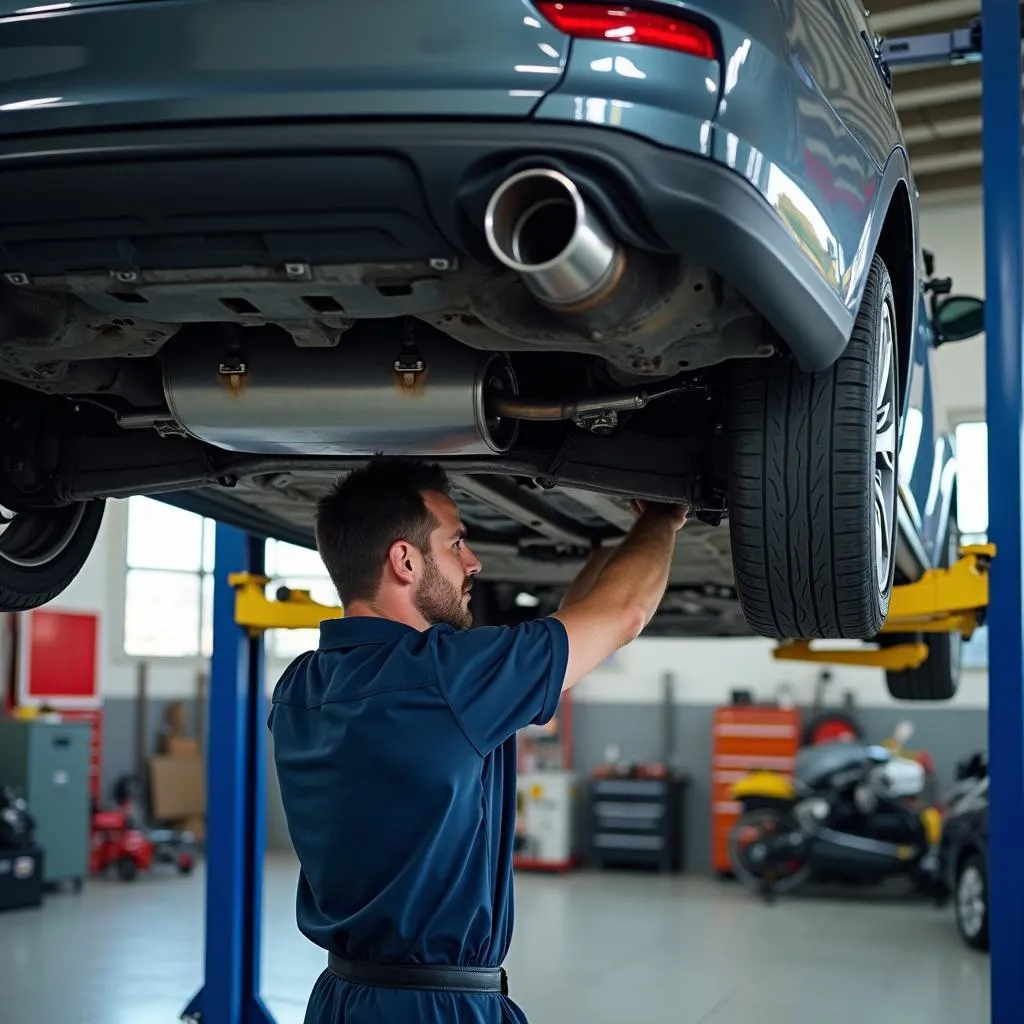 Auto in der Werkstatt