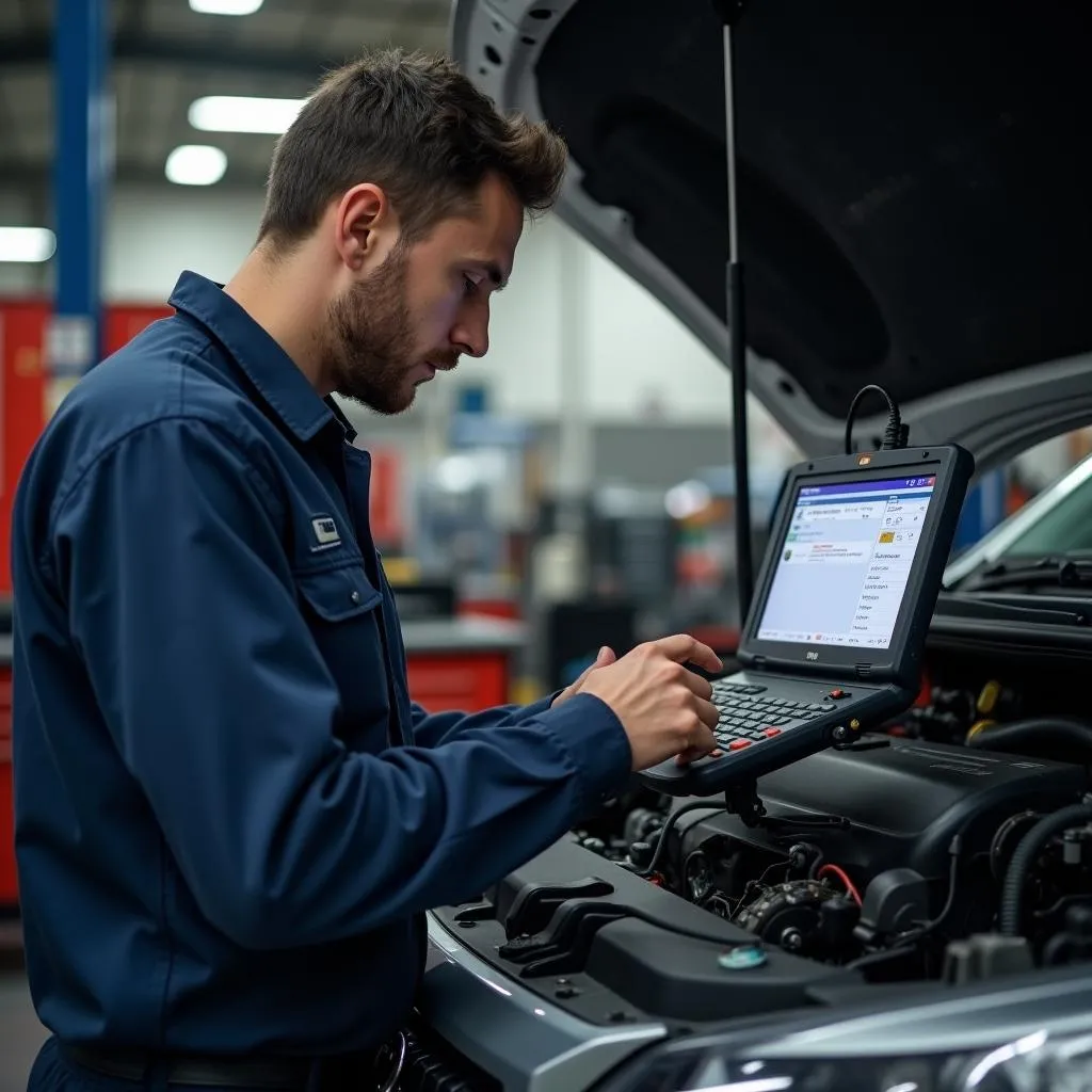 Auto Werkstatt Mechaniker