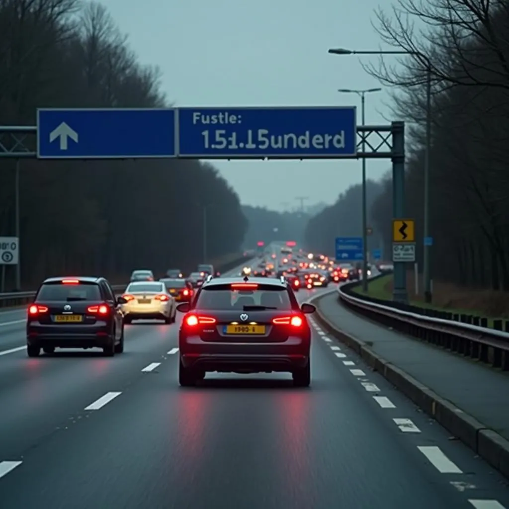 Autopanne auf der A8 München Richtung Stuttgart