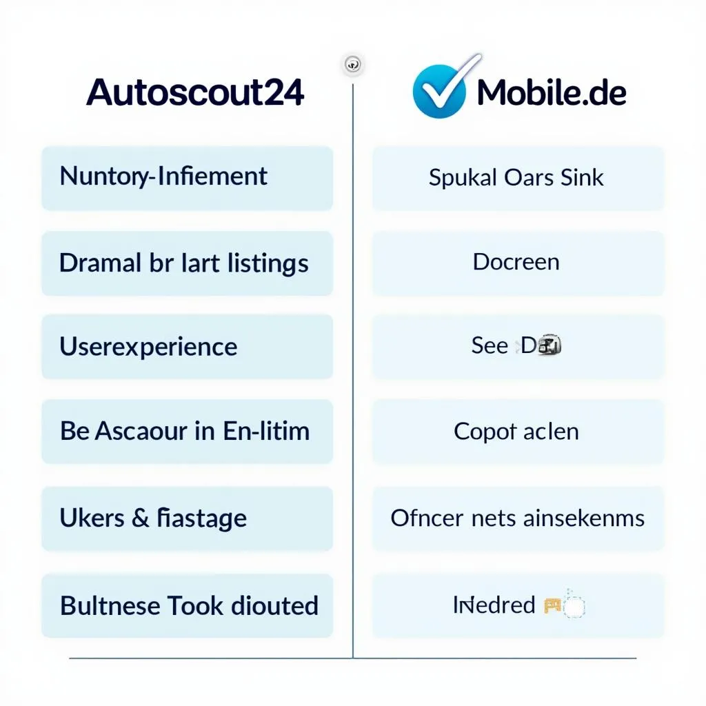 Vergleich von Autoscout und Mobile.de