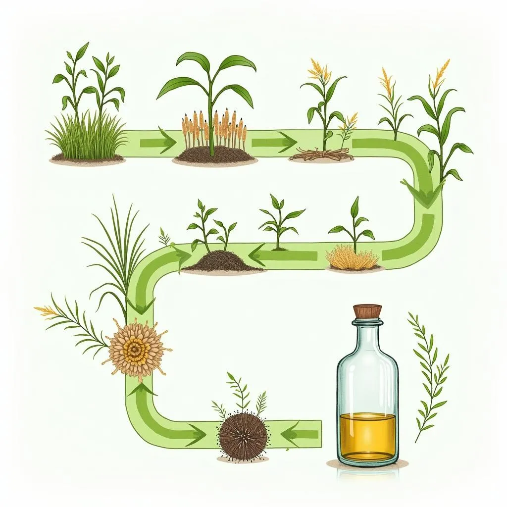 Bioethanolproduktion aus Pflanzen