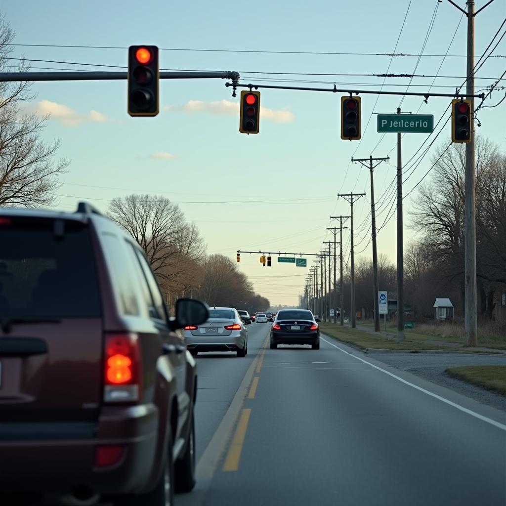 Blinker setzen vor dem Abbiegen