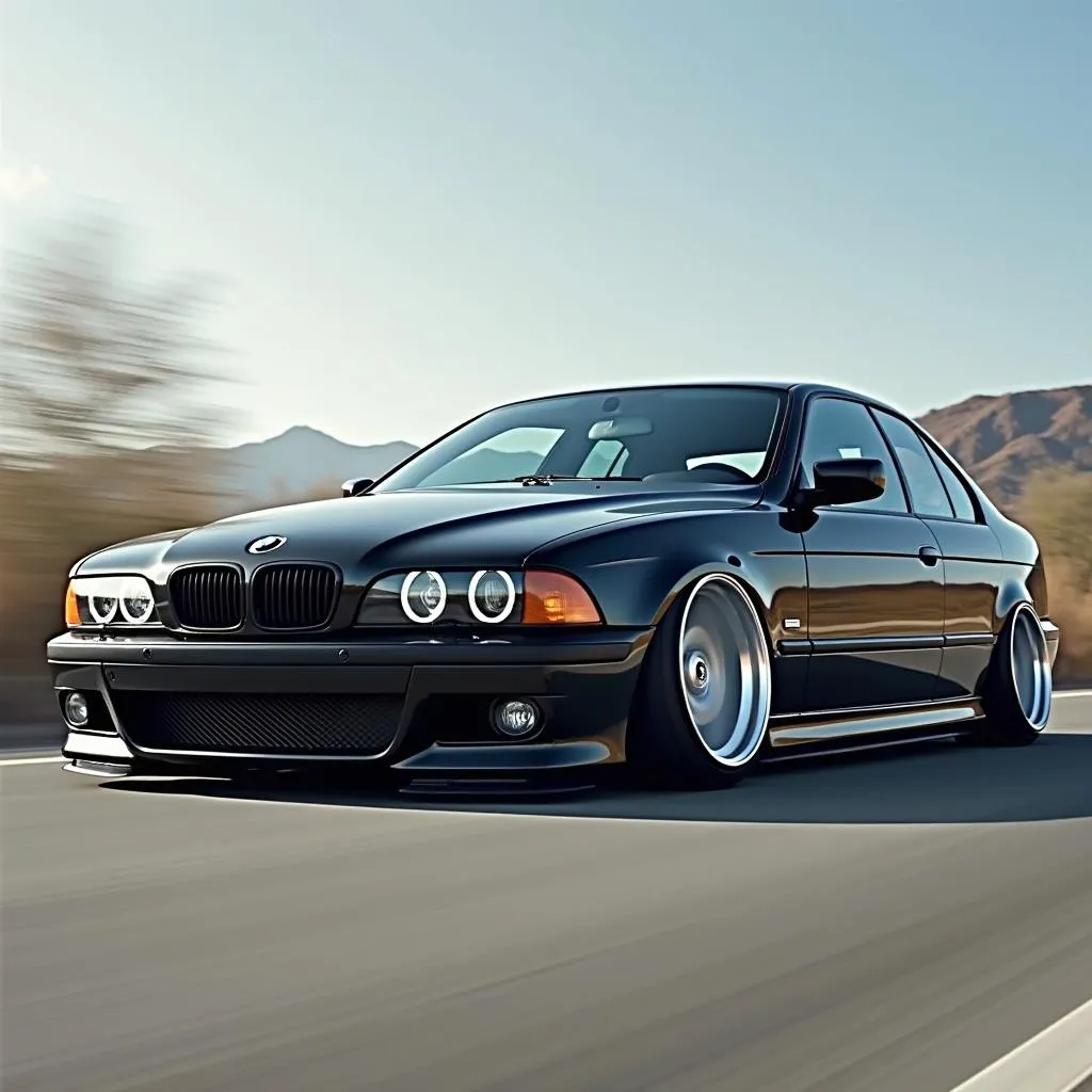 BMW E39 mit Styling 38 Felgen