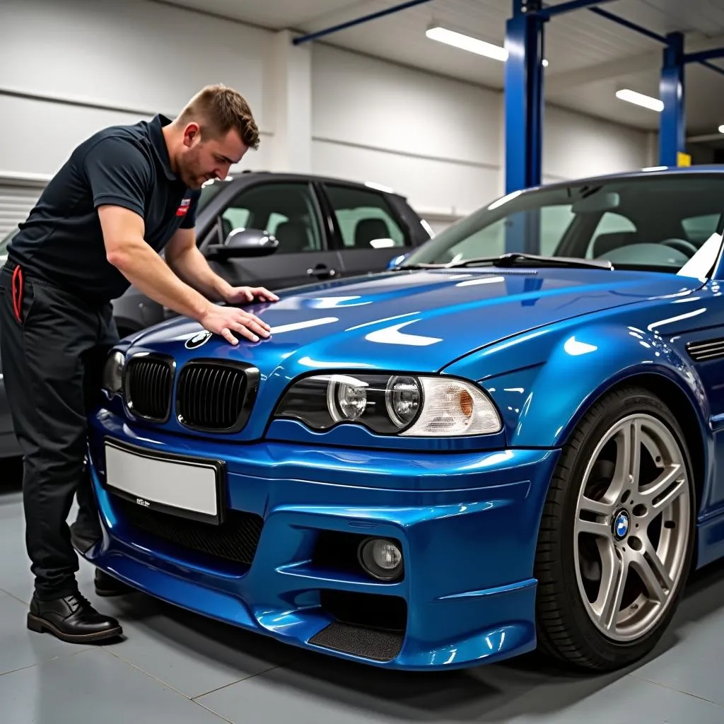 Montage eines BMW E46 Bodykits