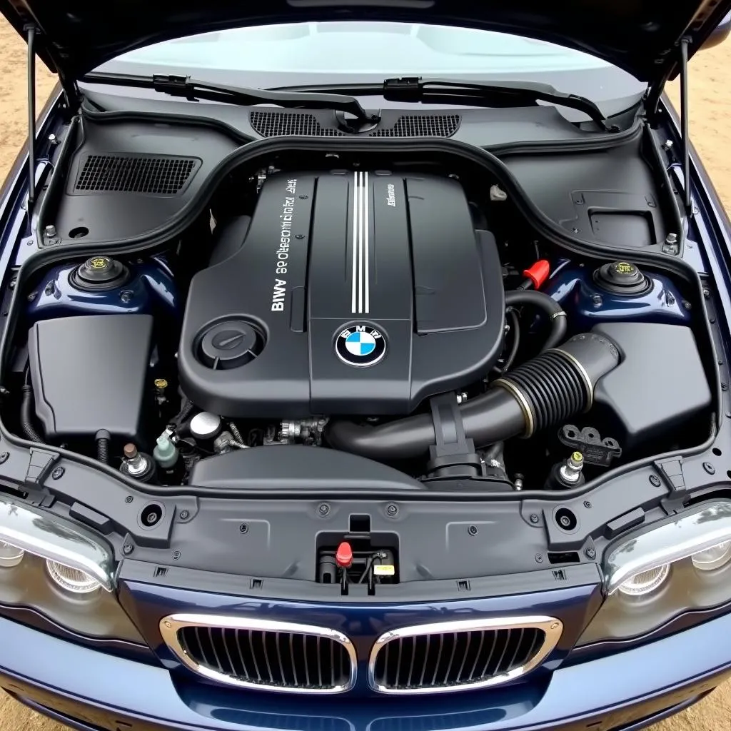 BMW E46 Motorraum