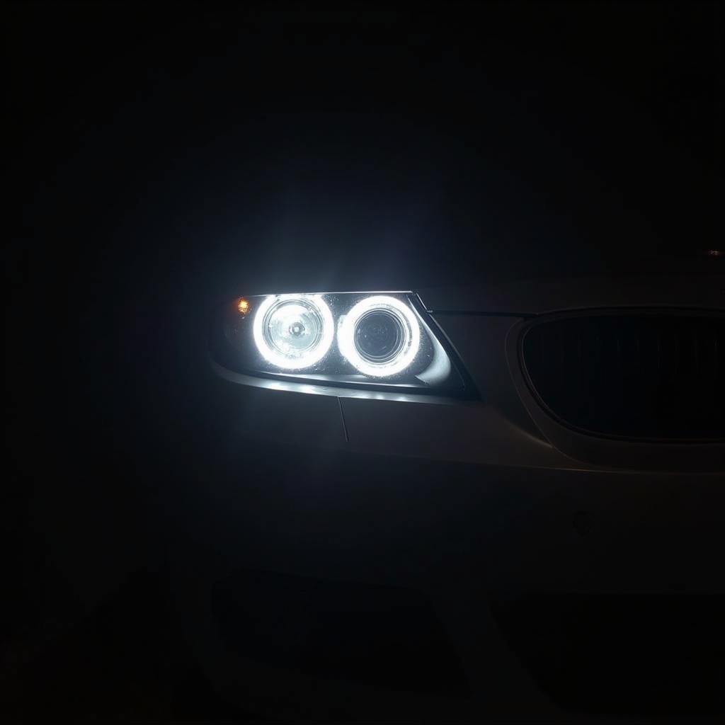 Neue H8 Birne für BMW E90 Angel Eyes