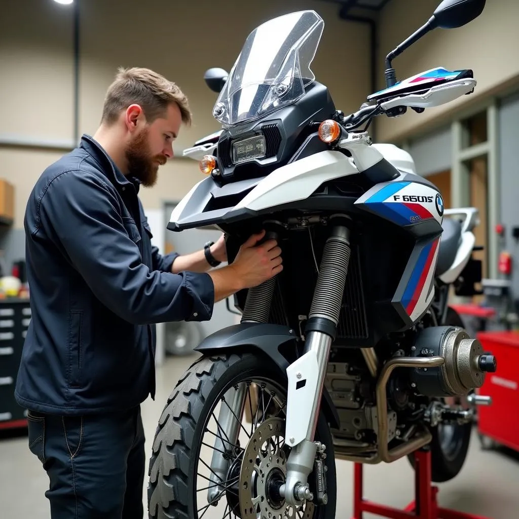 Reparatur BMW F650 GS Dakar