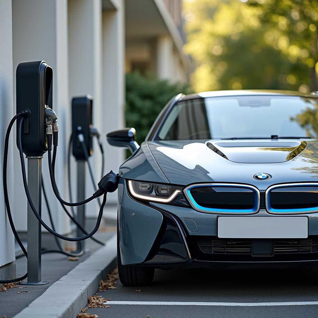 BMW i4 Laden