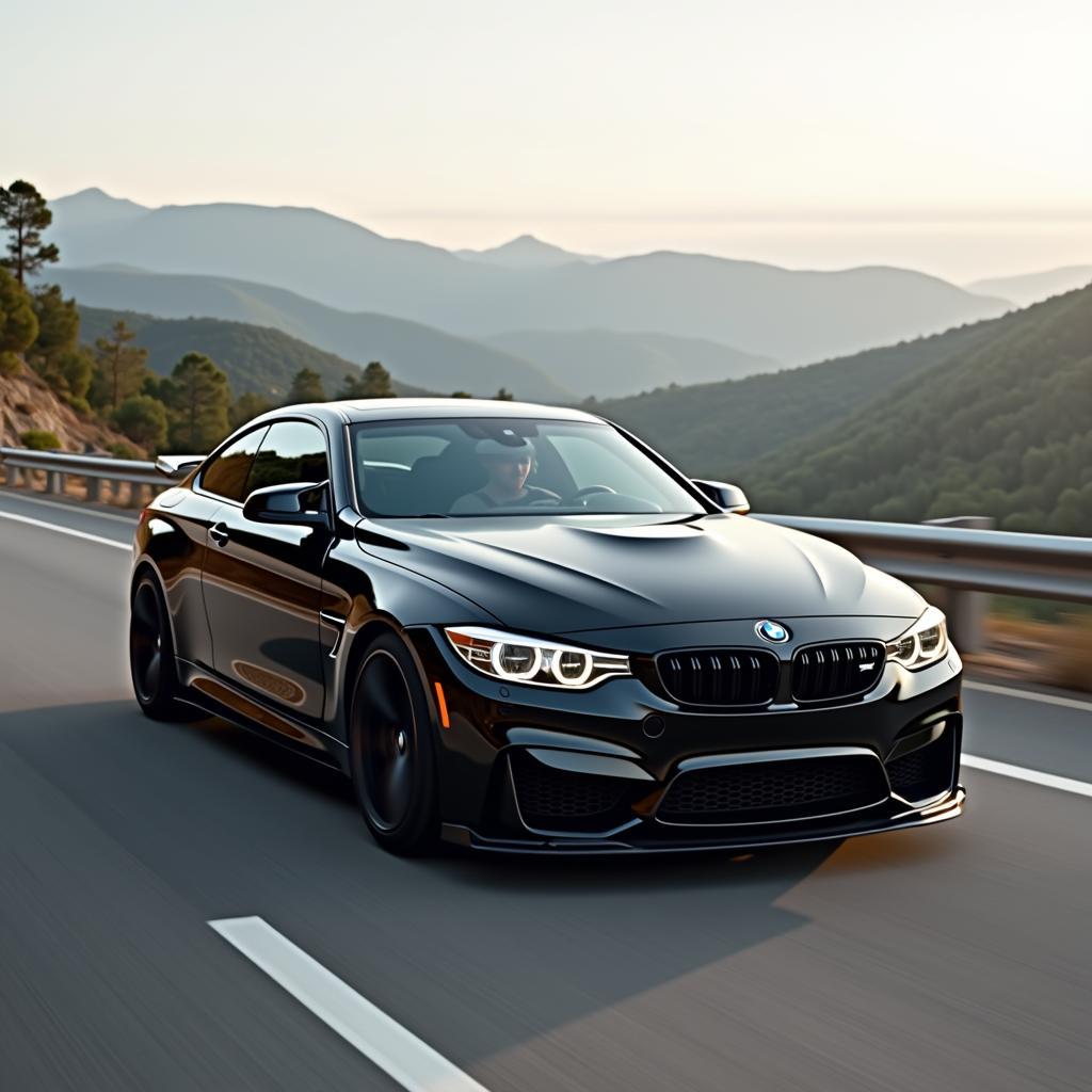 BMW M4 auf der Straße