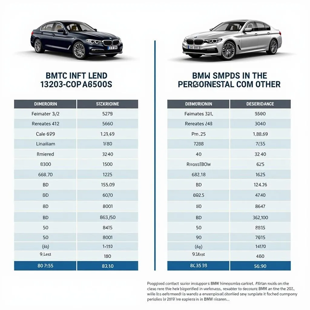 BMW Modelle im Vergleich