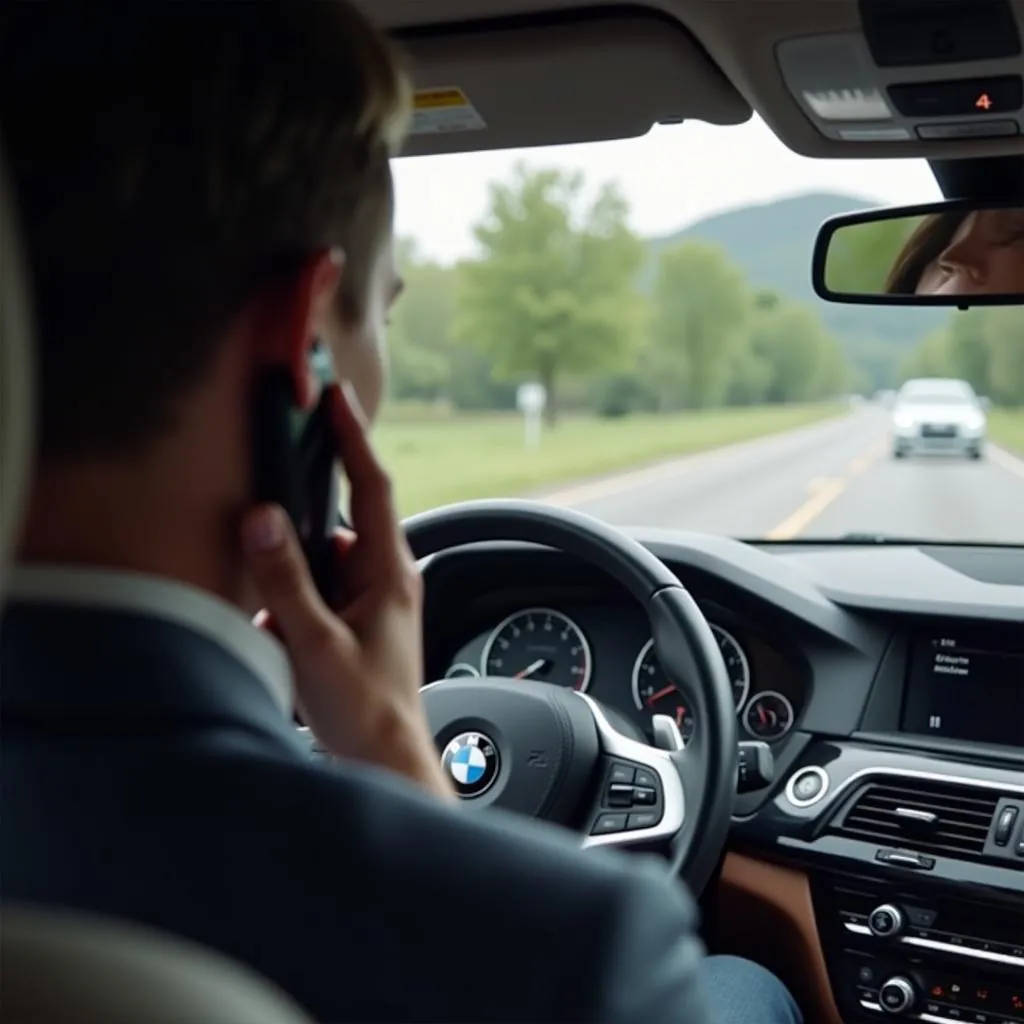 Freisprechen mit BMW Sprachsteuerung