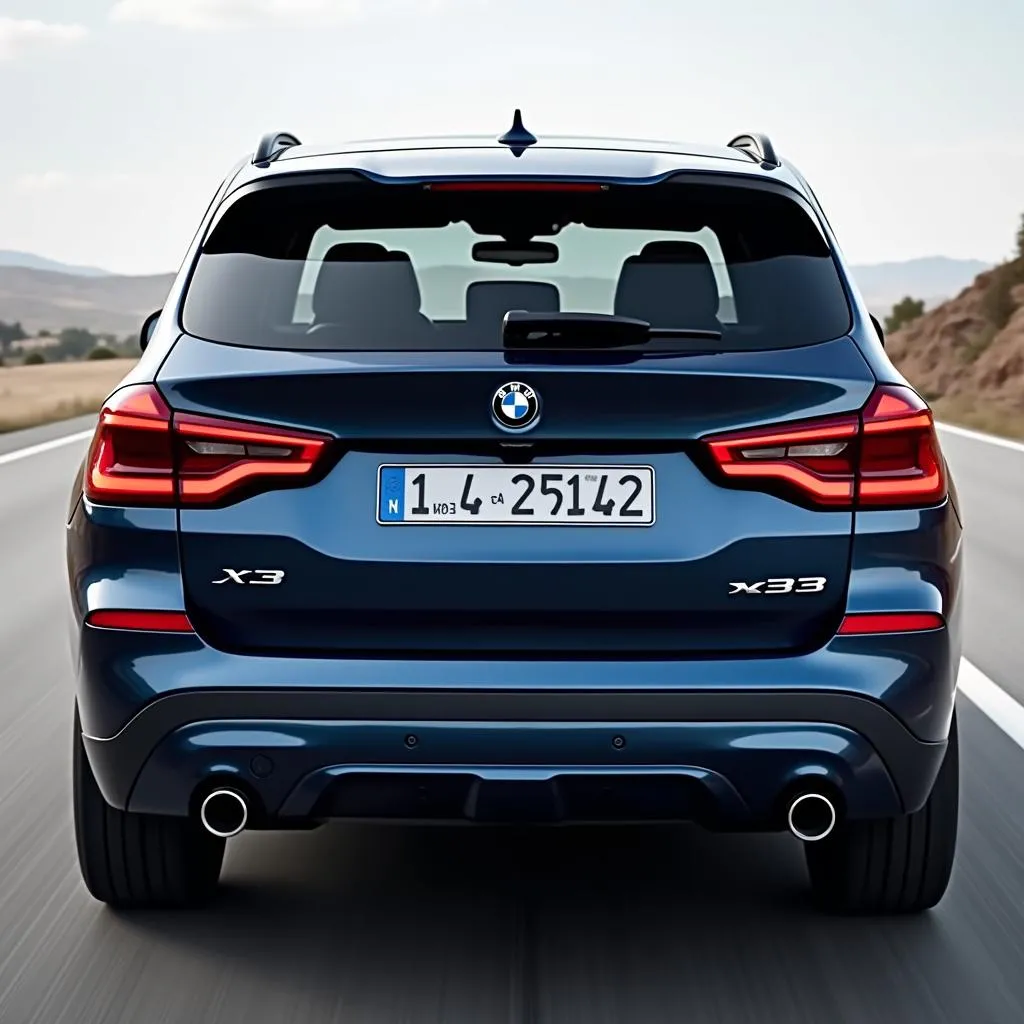 BMW X3 Facelift 2023 Heck