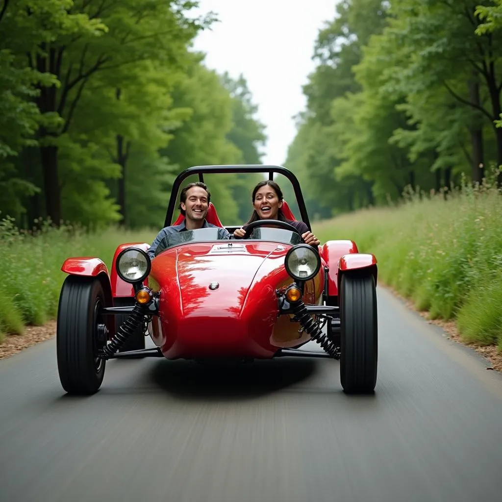 Buggy auf der Straße