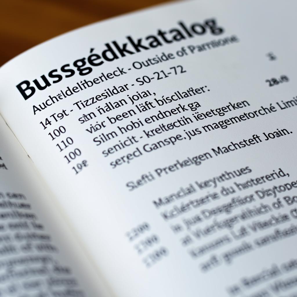 Bußgeldkatalog Geschwindigkeitsüberschreitung