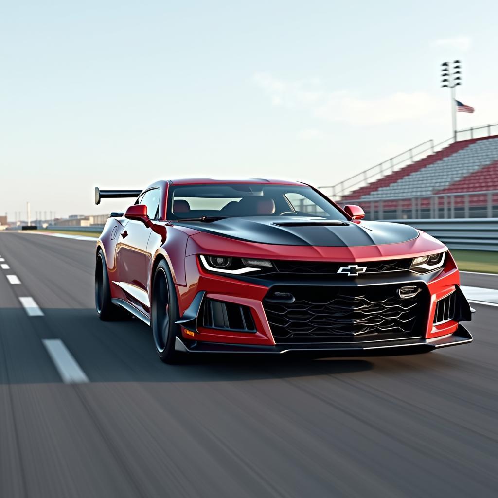 Camaro ZL1 auf der Rennstrecke