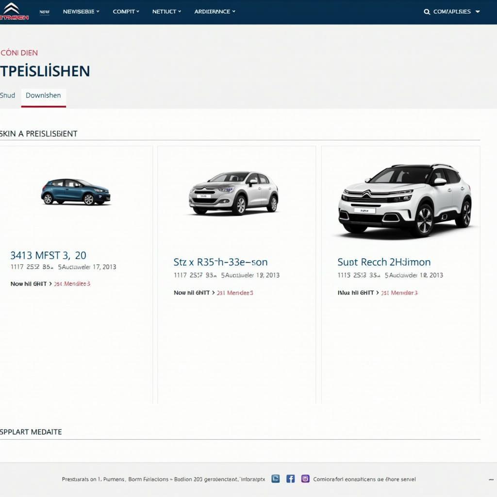 Citroën Preislisten Online finden