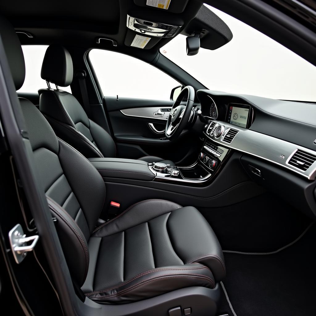 Luxuriöses Interieur des Mercedes E 63 AMG 2015