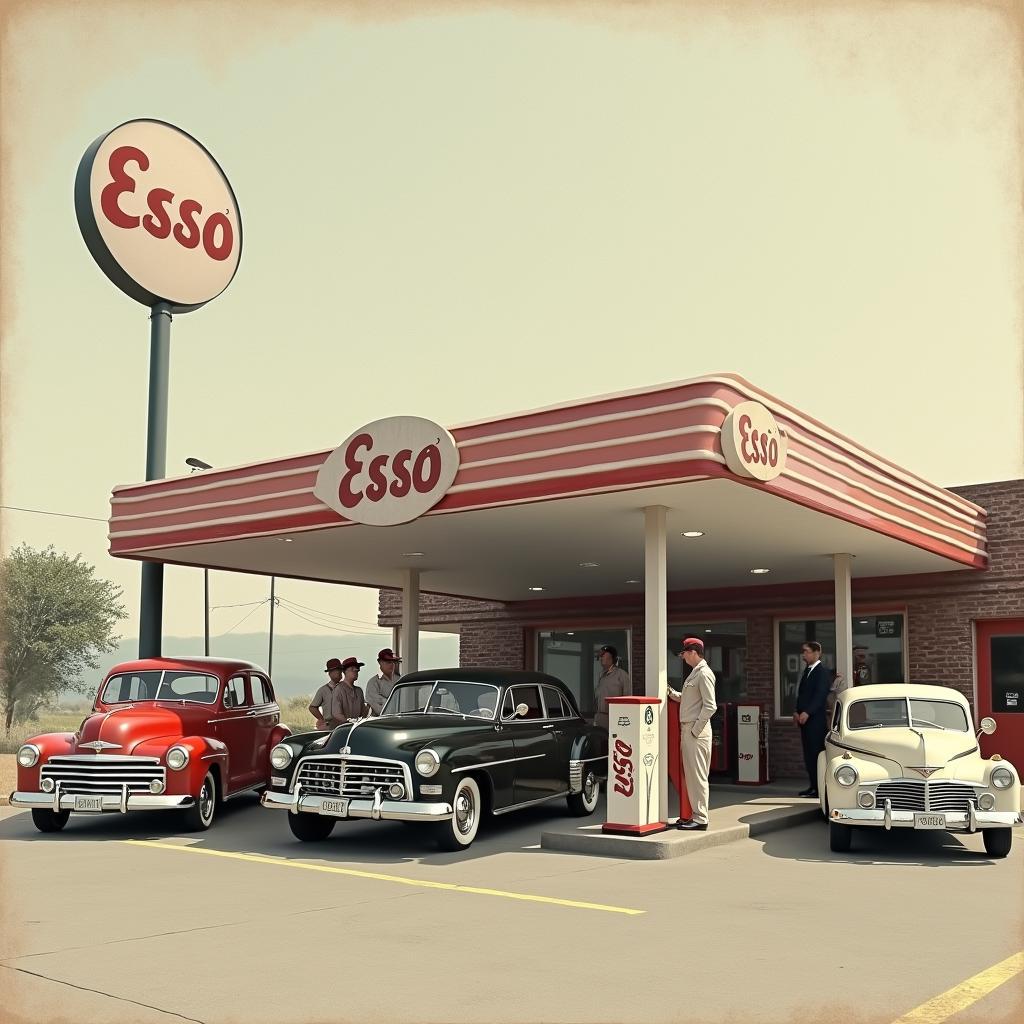 Esso Tankstelle Historie