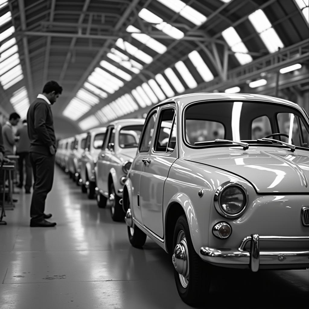 Fiat 600 Produktion in Italien