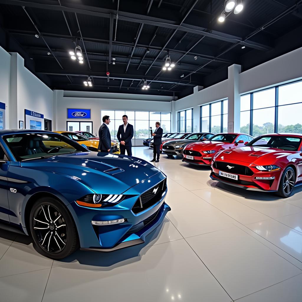 Ford Mustang Händler Showroom