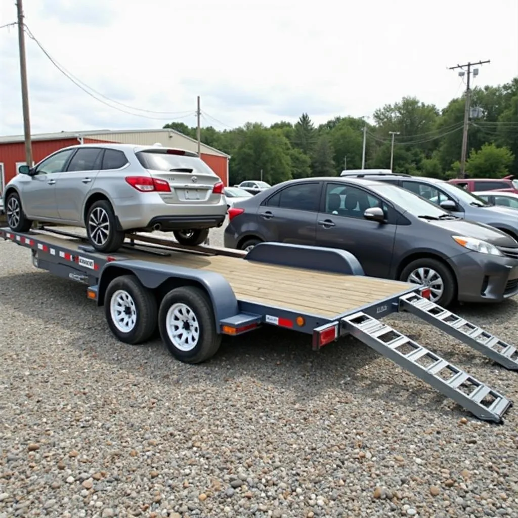 Gebrauchter Autotrailer zum Verkauf