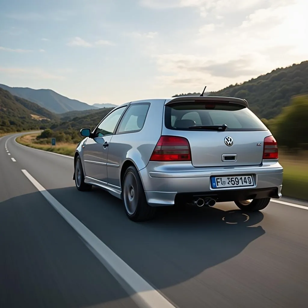 Golf 5 auf der Strasse