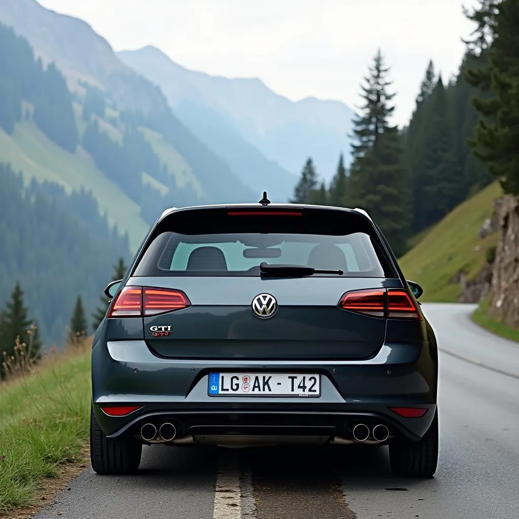 Golf 7 GTI Heckansicht