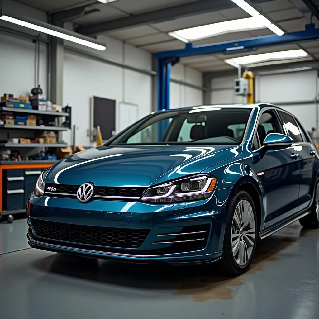 Volkswagen Golf 7 in Werkstatt