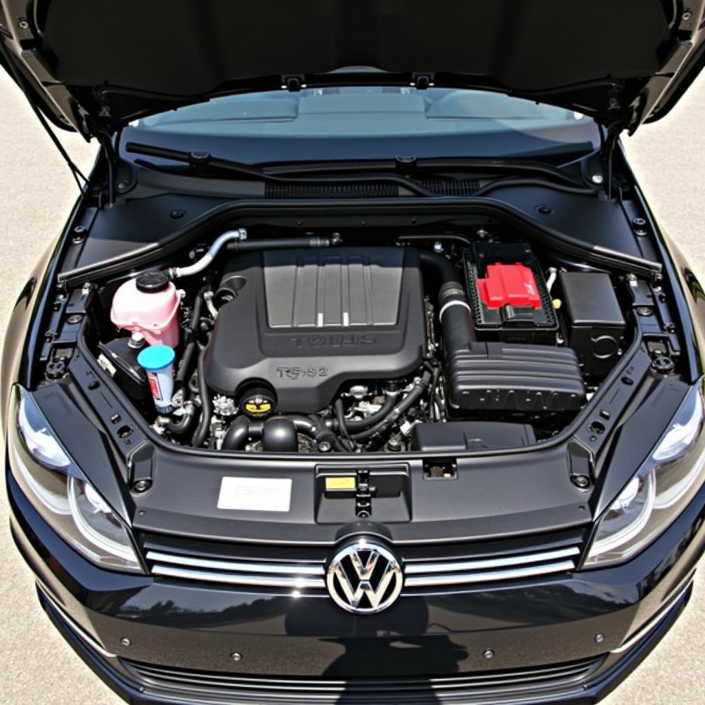 Golf 8 2.0 TSI Motorraum