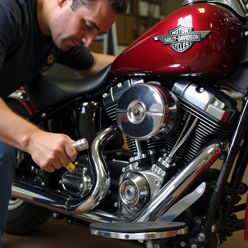 Einstellung der Harley-Davidson Rocker Arme