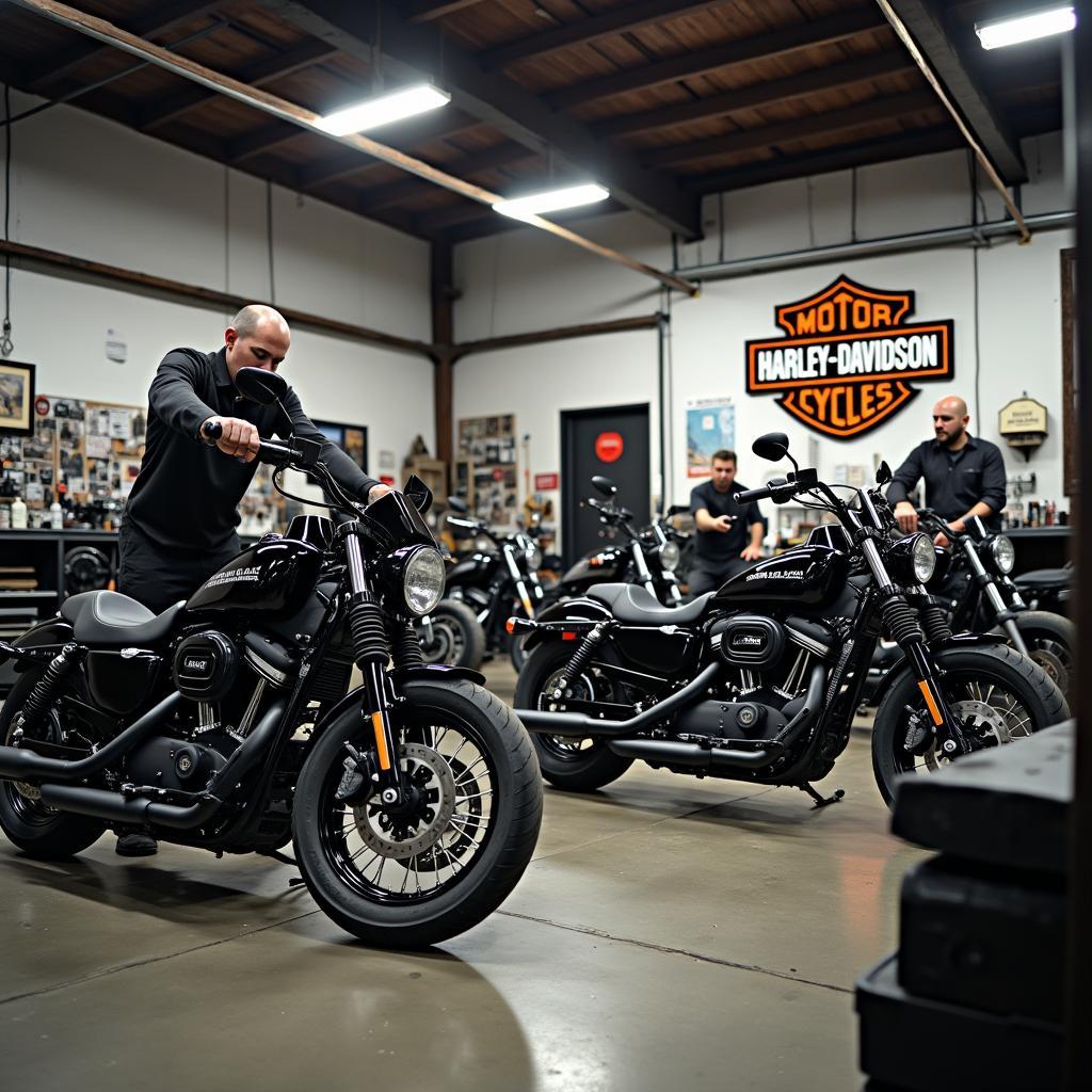 Harley Davidson Werkstatt Tuning