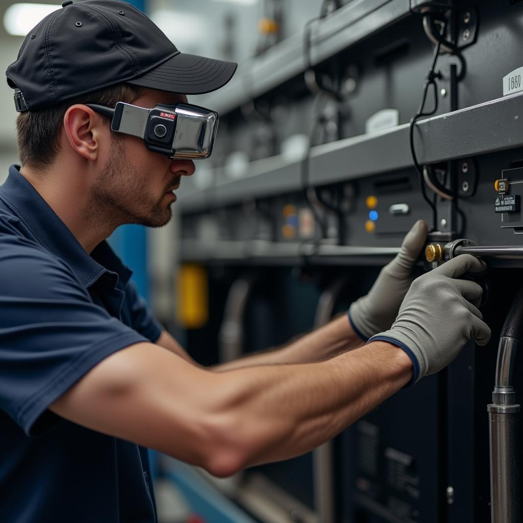 Wartung einer Indirekten Dieselheizung