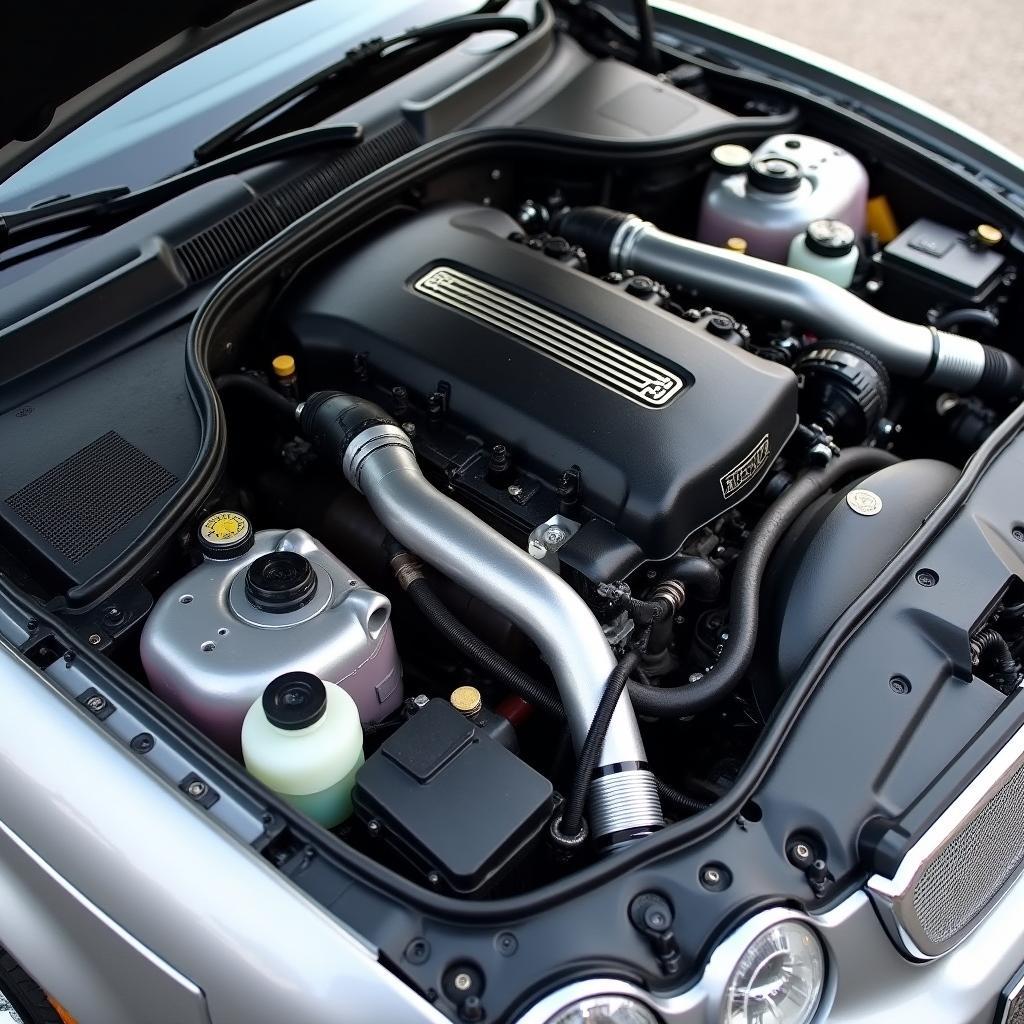 Jaguar S-Type Diesel Motorraum