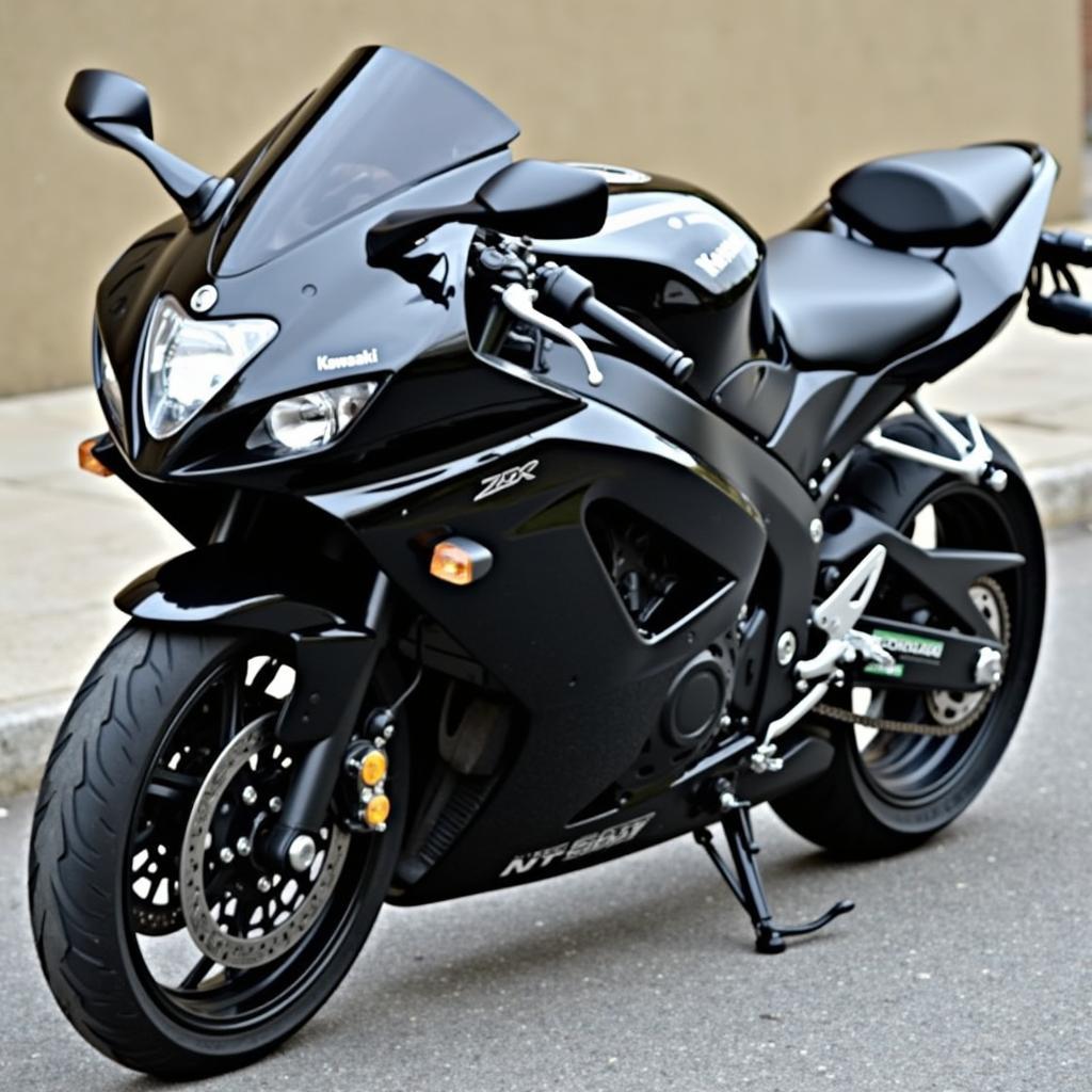 Kawasaki ZX6R 2005 Seitenansicht