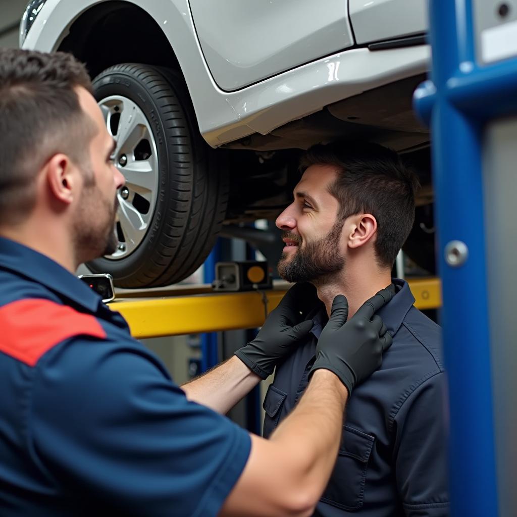 Reparatur am Kia Picanto 2017