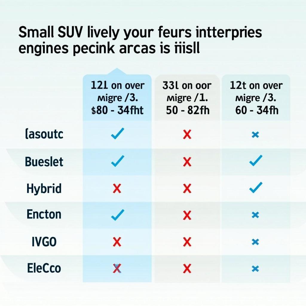 Kleine SUV Motor Vergleich