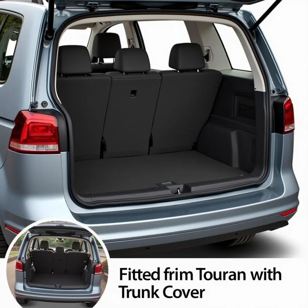 Kofferraumabdeckung für VW Touran