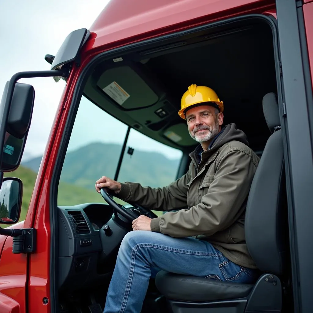 LKW-Fahrer Schweiz Arbeitsplatz