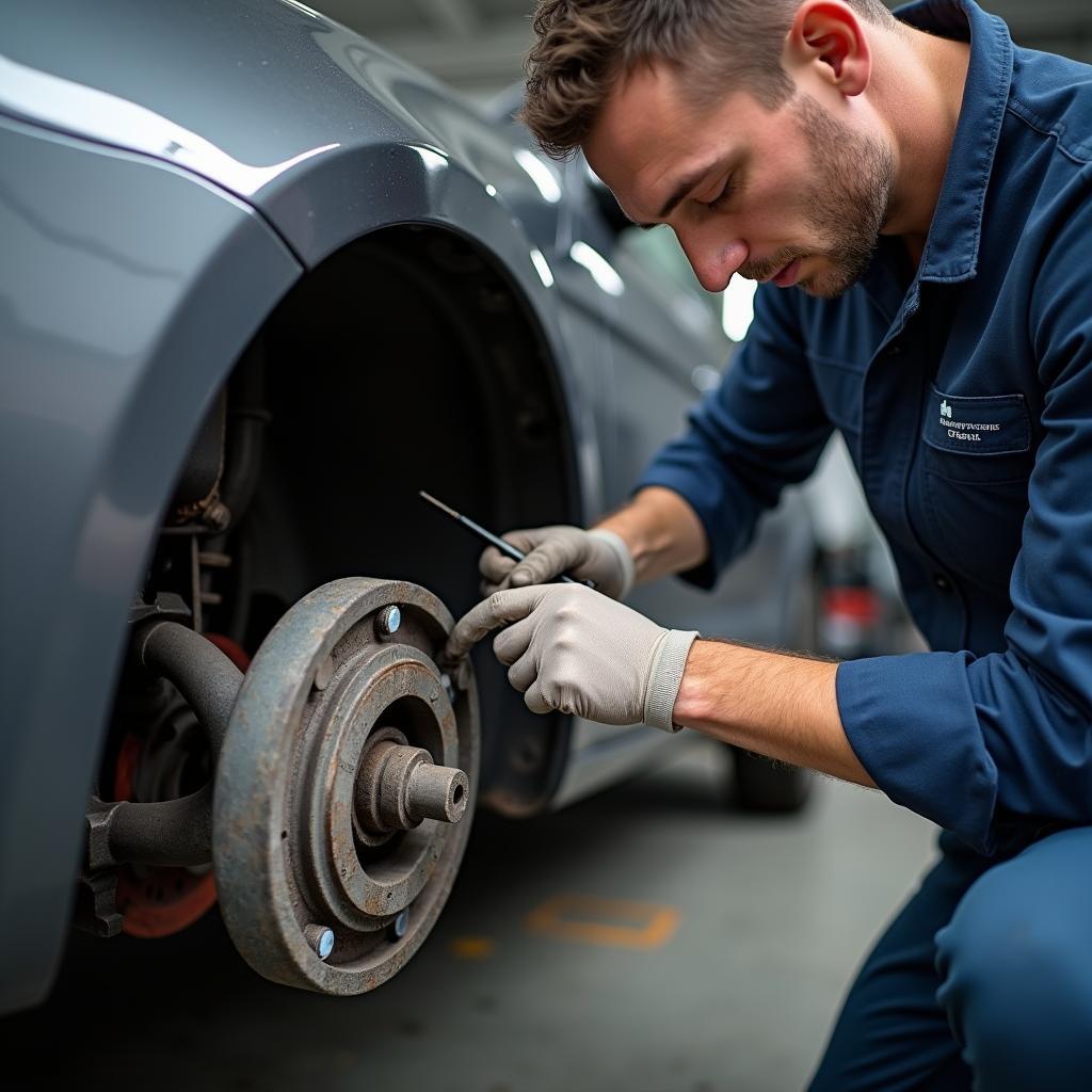 Magerfett Anwendung in der Autowerkstatt