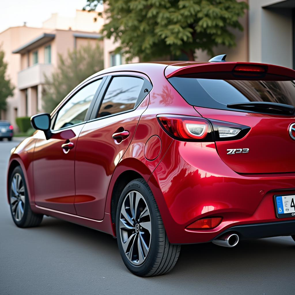 Mazda 2 mit neuen Felgen