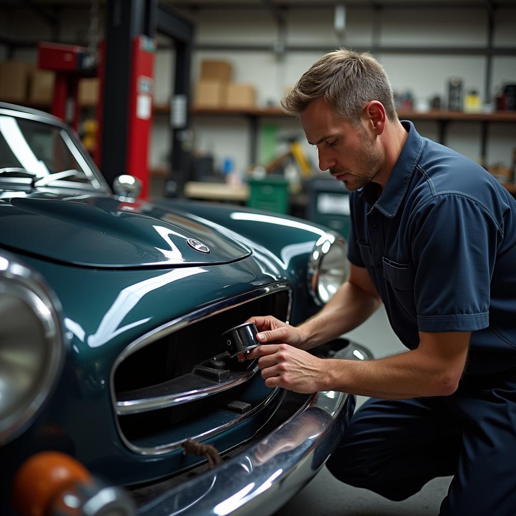 Mercedes 400 SL Reparatur