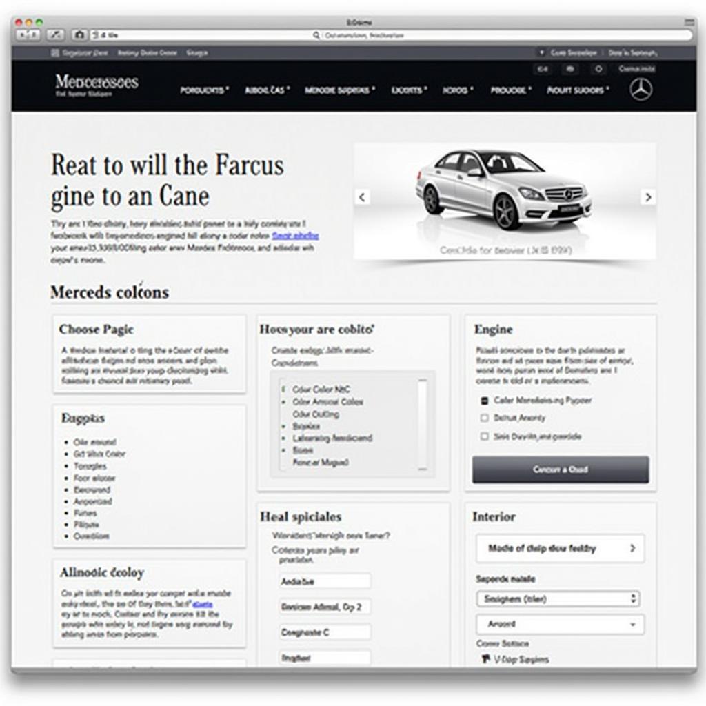 Mercedes Auto Konfigurator online