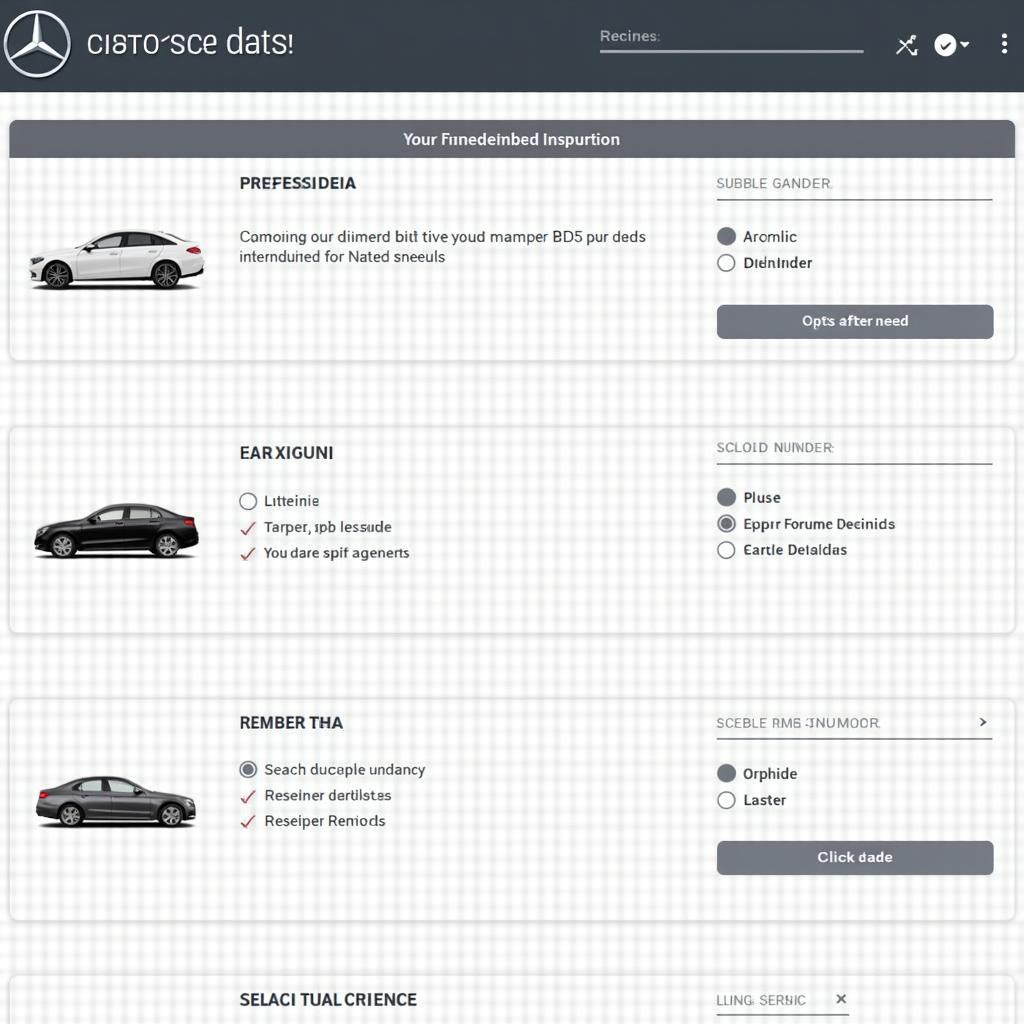 Mercedes-Benz Fahrzeug Konfigurator