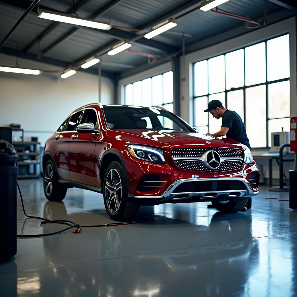 Regelmäßige Wartung beim Mercedes-Benz GLC Coupé