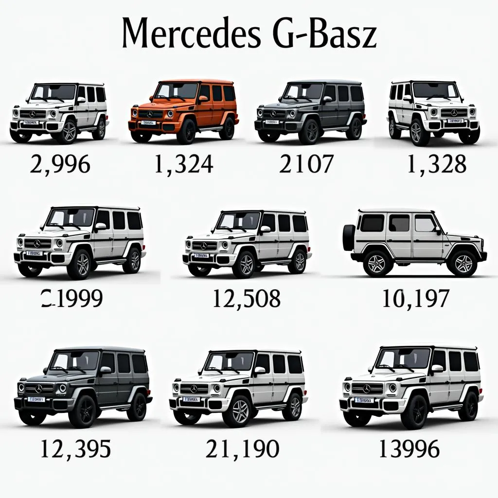 Mercedes-G-Klasse Modellübersicht